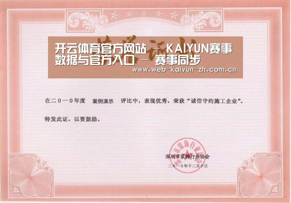 荣誉证书二