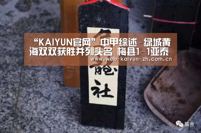 “KAIYUN官网”中甲综述-绿城黄海双双获胜并列头名 梅县1-1亚泰(图3) 开云体育直播